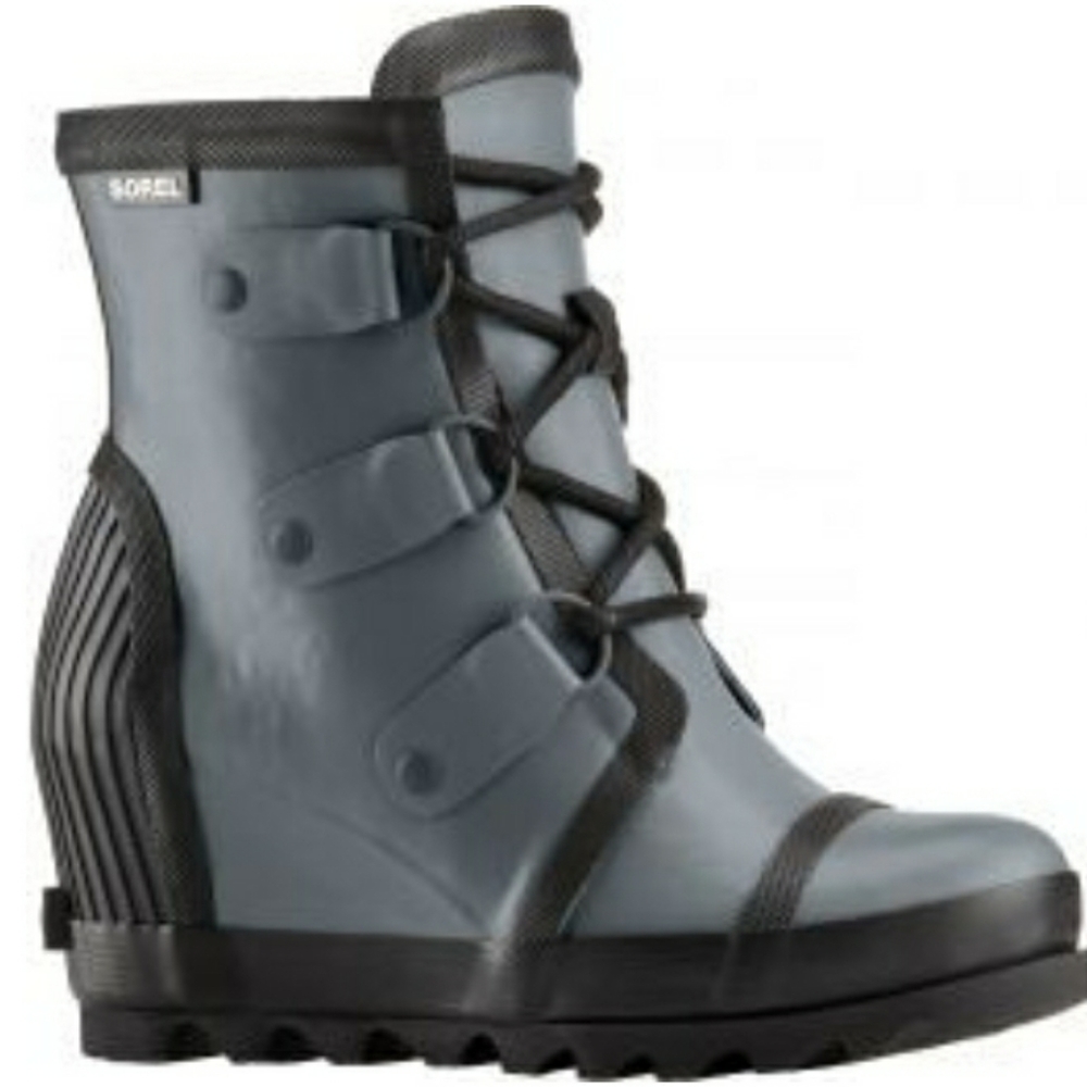 Sorel Joan rain wedge Chelsea boot